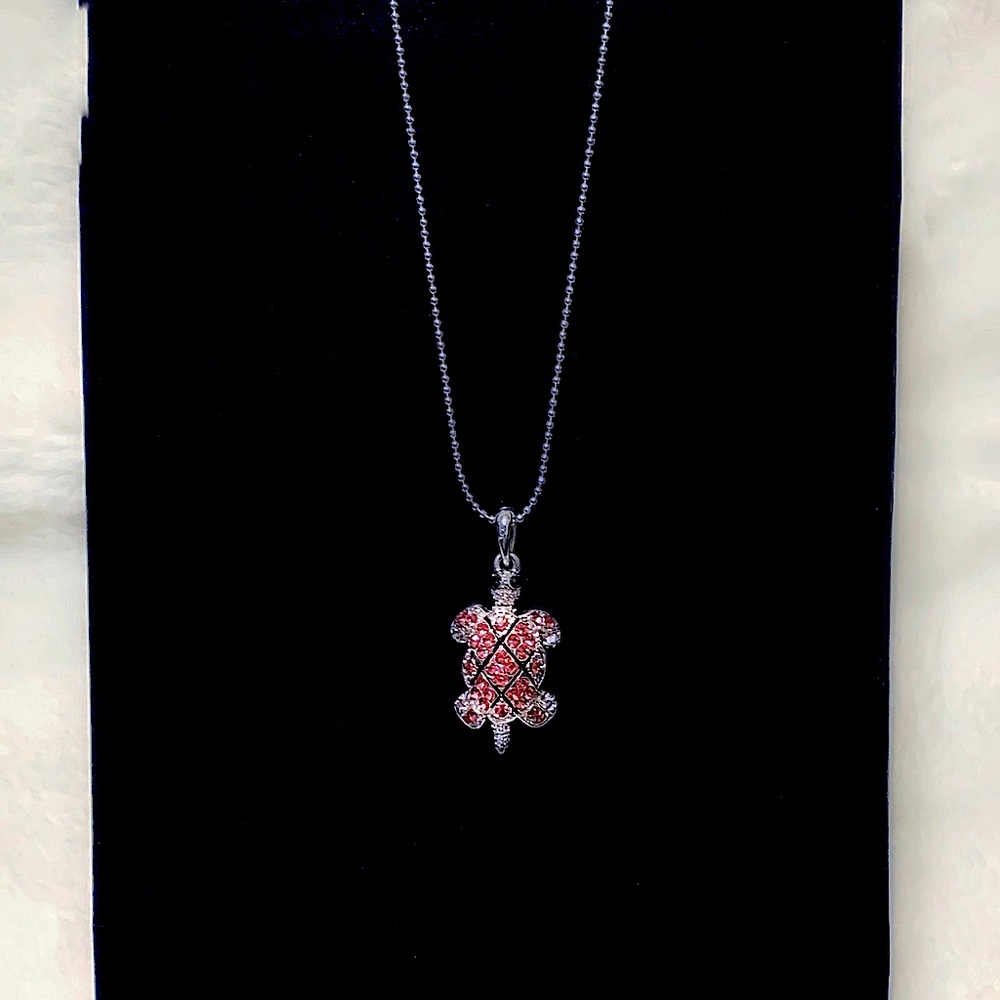 NWT Pink Turtle Necklace (NY Aquarium Souvenir)
